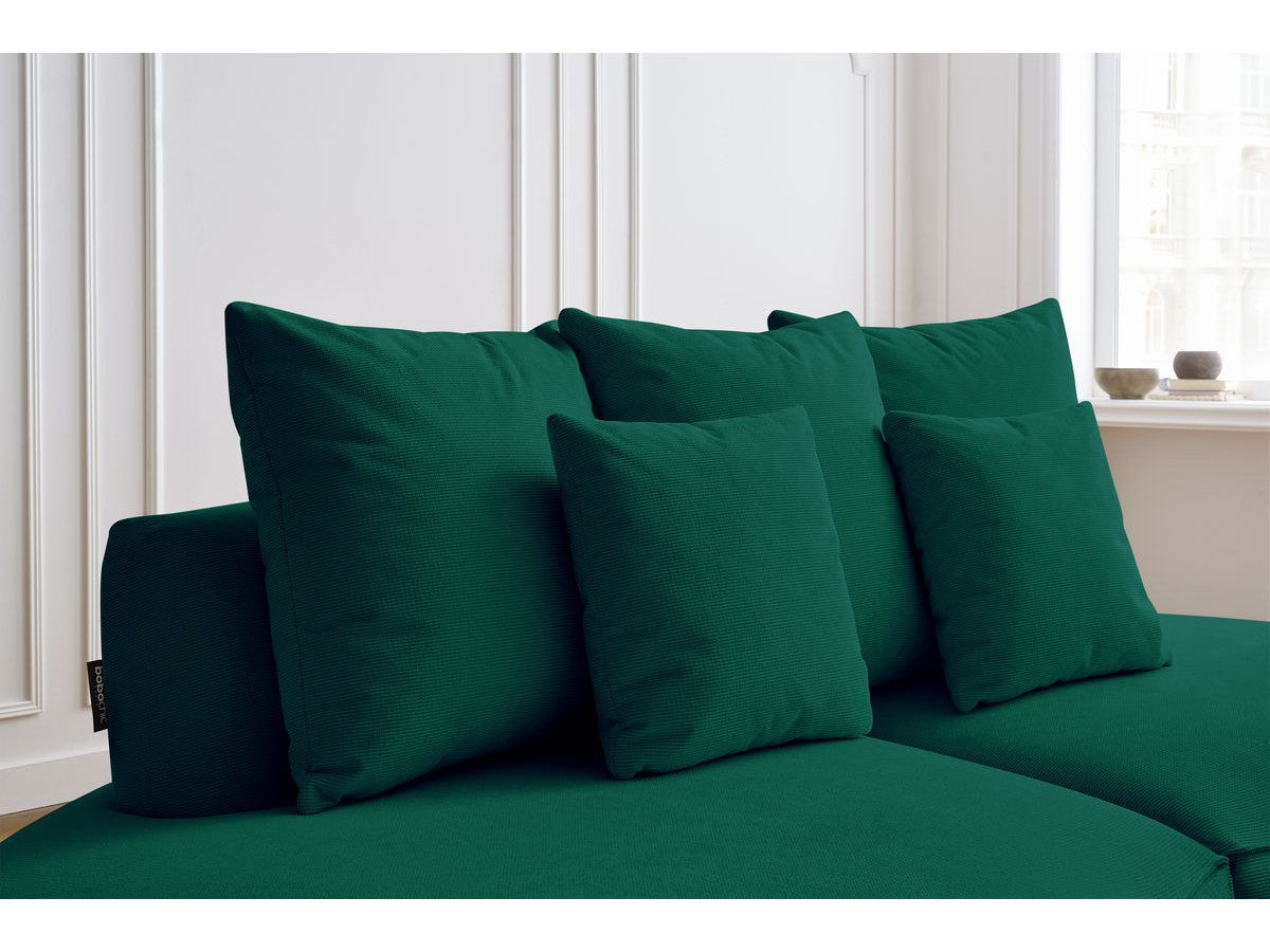 Sofa 3 vietų SAINT-GERMAIN, žalia vaizdas iš priekio