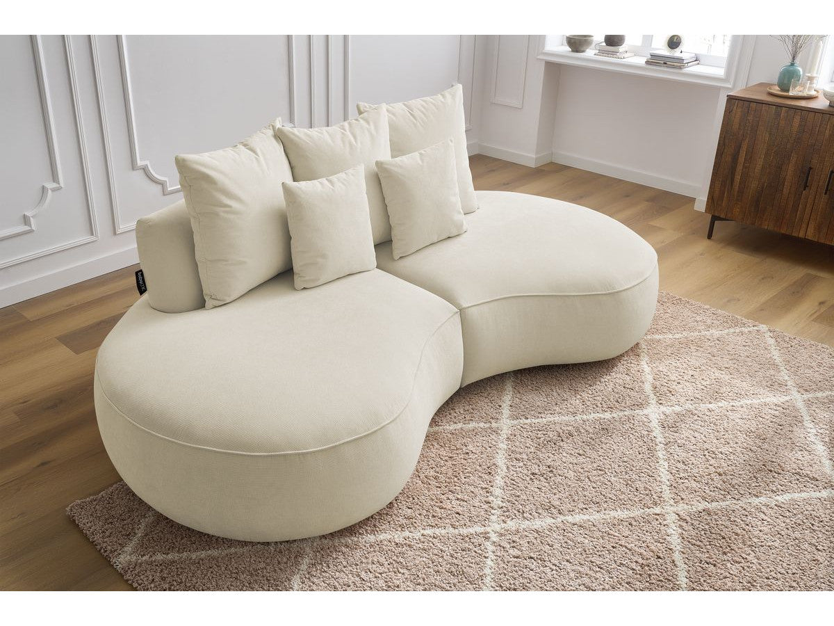 Sofa 3 vietų SAINT-GERMAIN, smėlinė detalės vaizdas