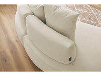 Sofa 3 vietų SAINT-GERMAIN, smėlinė kampinis vaizdas