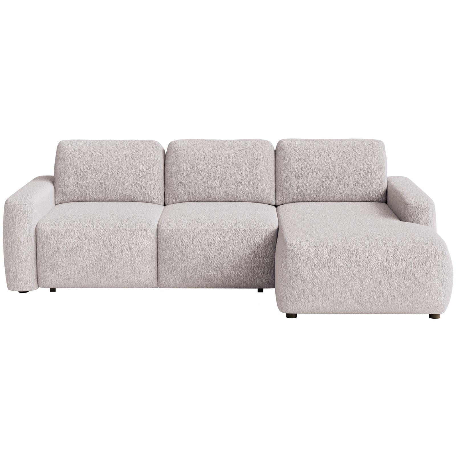 Kampinė sofa-lova LIVA, smėlinė, dešinė