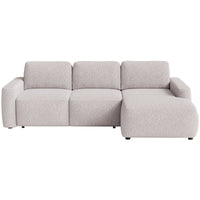Kampinė sofa-lova LIVA, smėlinė, dešinė