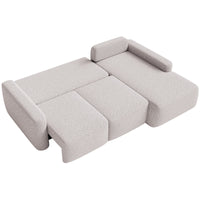 Kampinė sofa-lova LIVA, smėlinė, dešinė