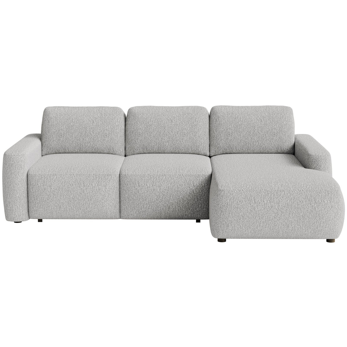 Kampinė sofa-lova LIVA, šviesiai pilka, dešinė