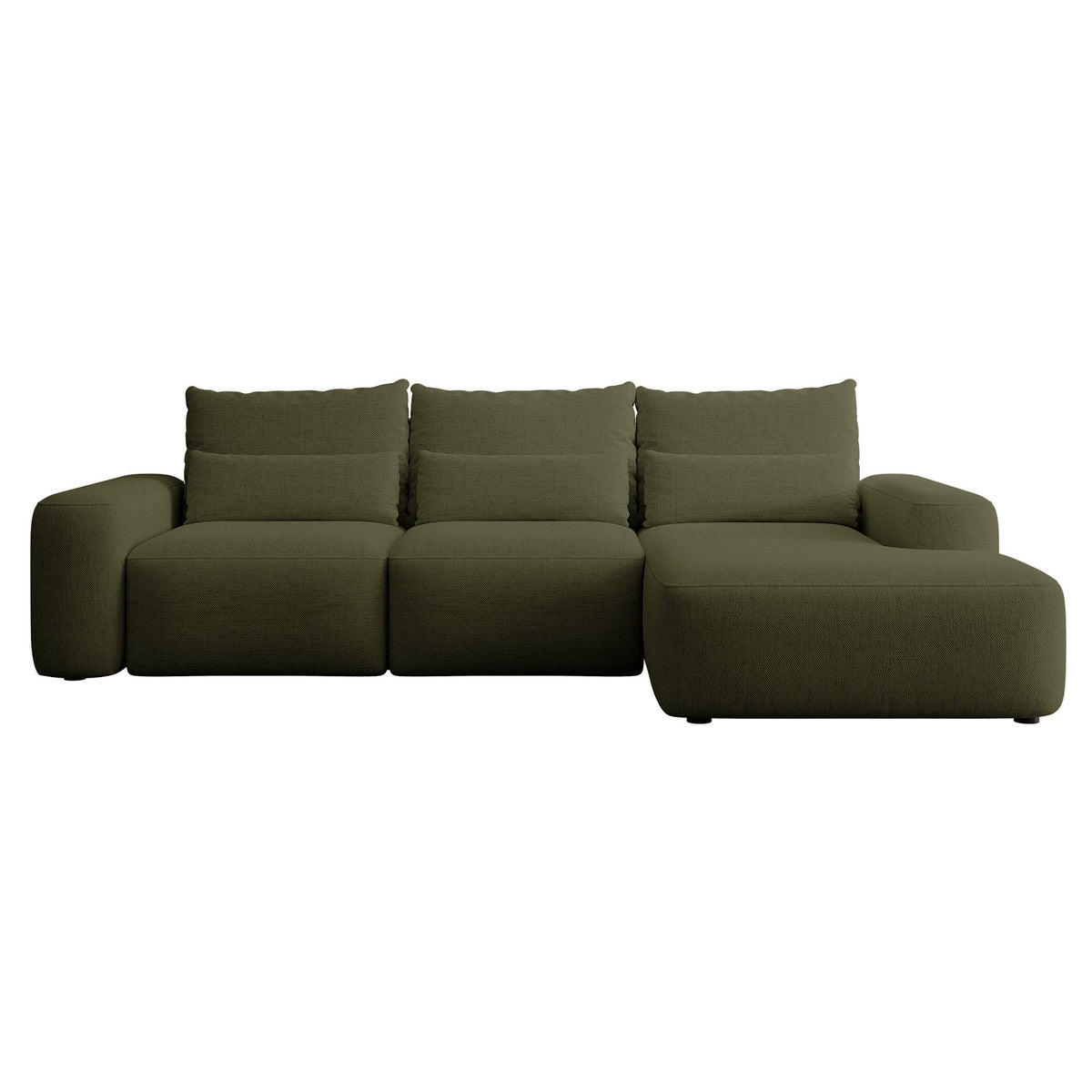 Kampinė sofa LIVA mini baltame fone