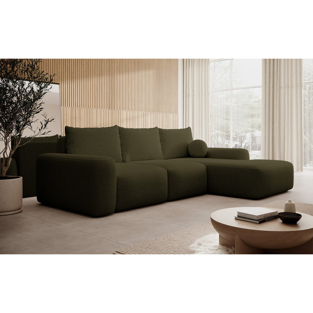 Kampinė sofa LIVA svetainėje