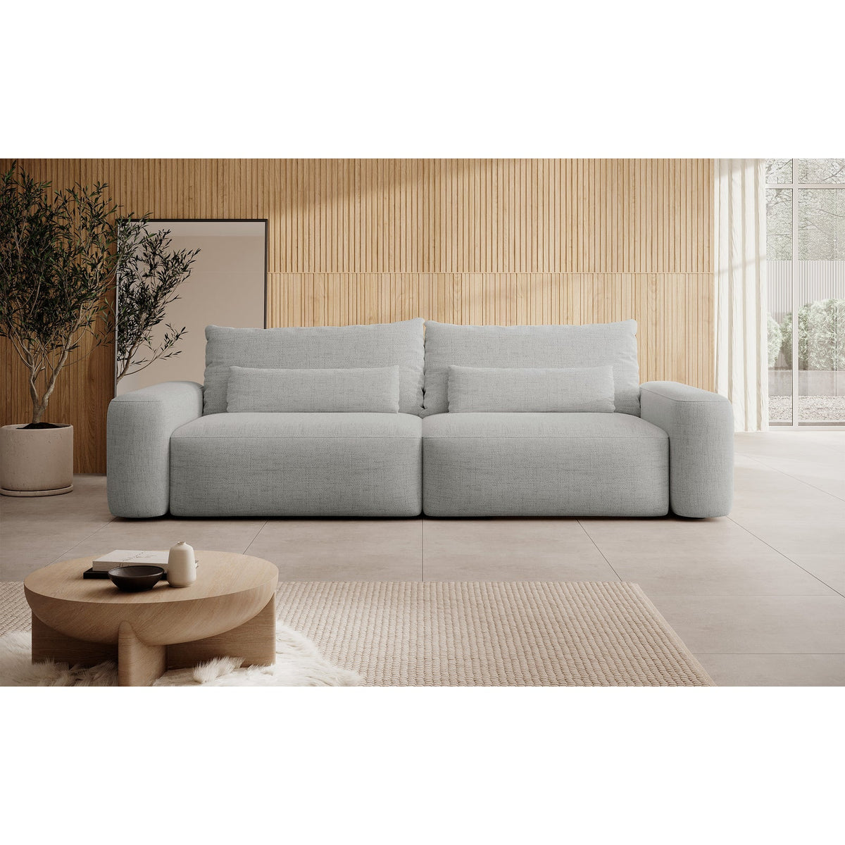 Sofos-lovos LIVA sujungtų modulių vaizdas