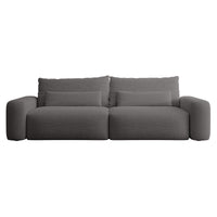 Sofa-lova LIVA tamsiai pilka spalvos, šenilas
