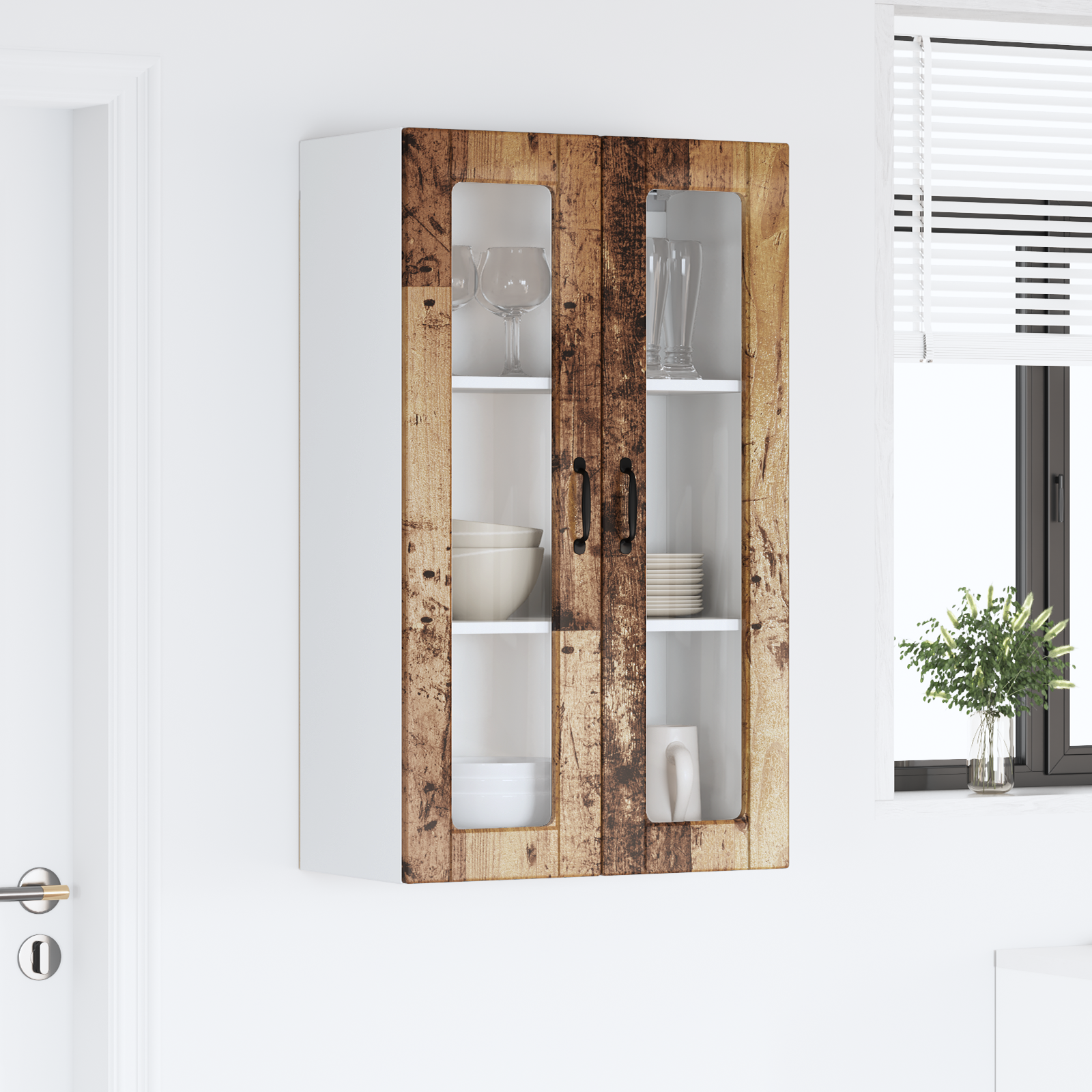 Kitchen Cabinet Old Wood 60 x 31 x 100 cm Reclaimed Wood
