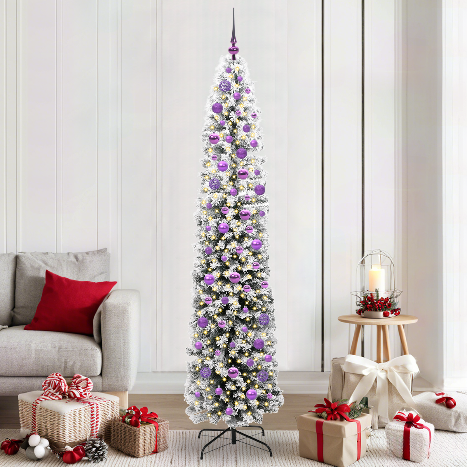 Dirbtinė Kalėdų eglutė BLOOM AURORA, Žalia 210 cm. , plienas , plastikas