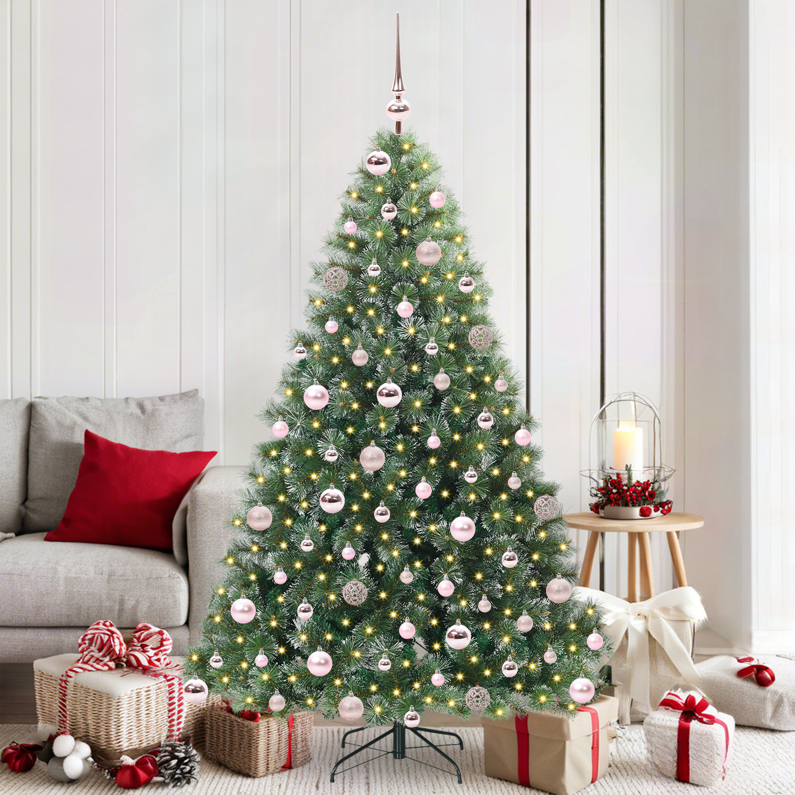 Dirbtinė Kalėdų eglutė DREAM BLOOM, su 300 LED Žalia 180 cm.  ir