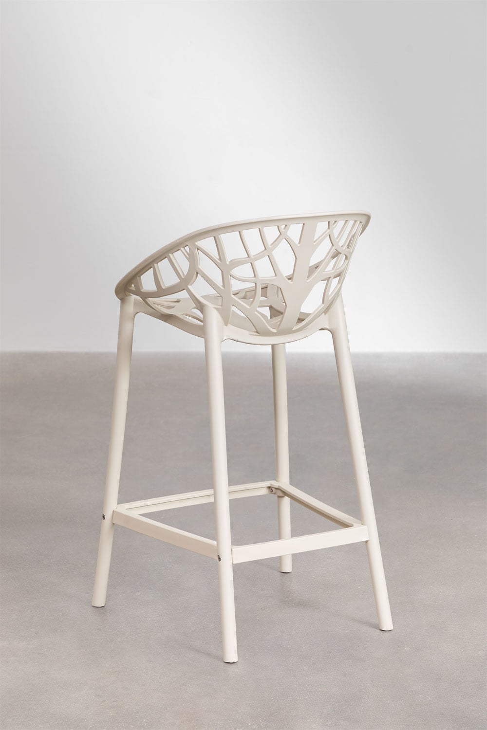 Bāra krēsls MEKANO, krēmkrāsas, 65 cm