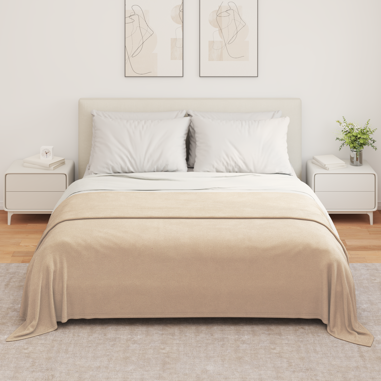 Pleds Kamielis 280 x 210 cm Flīss