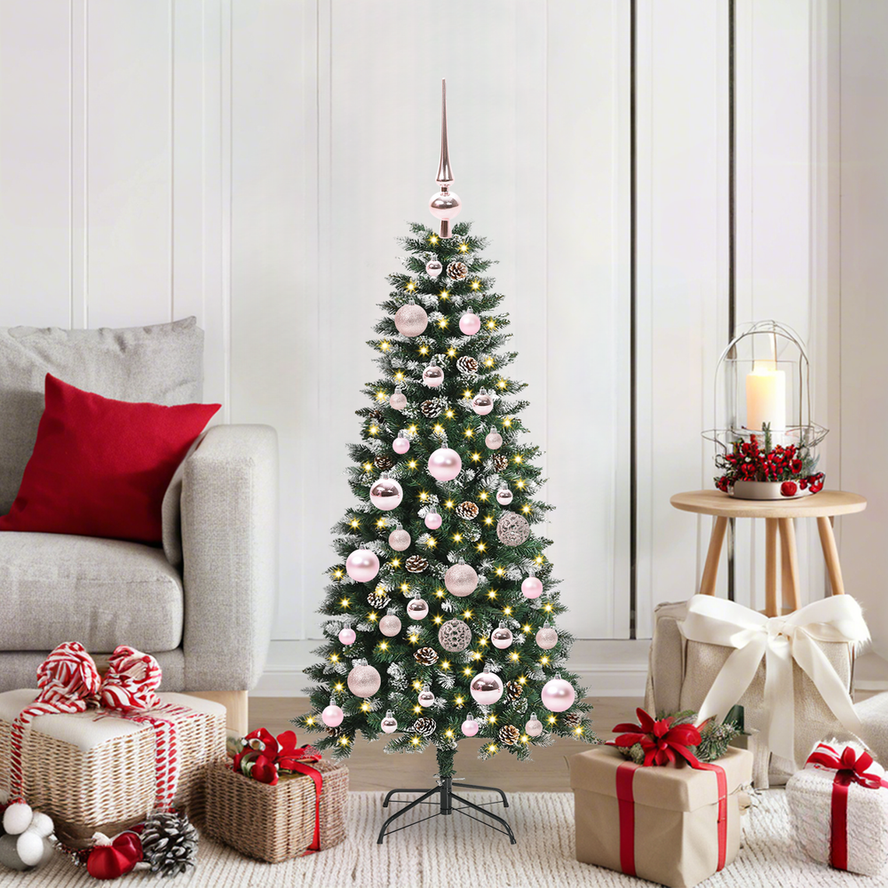 Artificial Christmas tree Green 120 cm PVC, plastic and steel