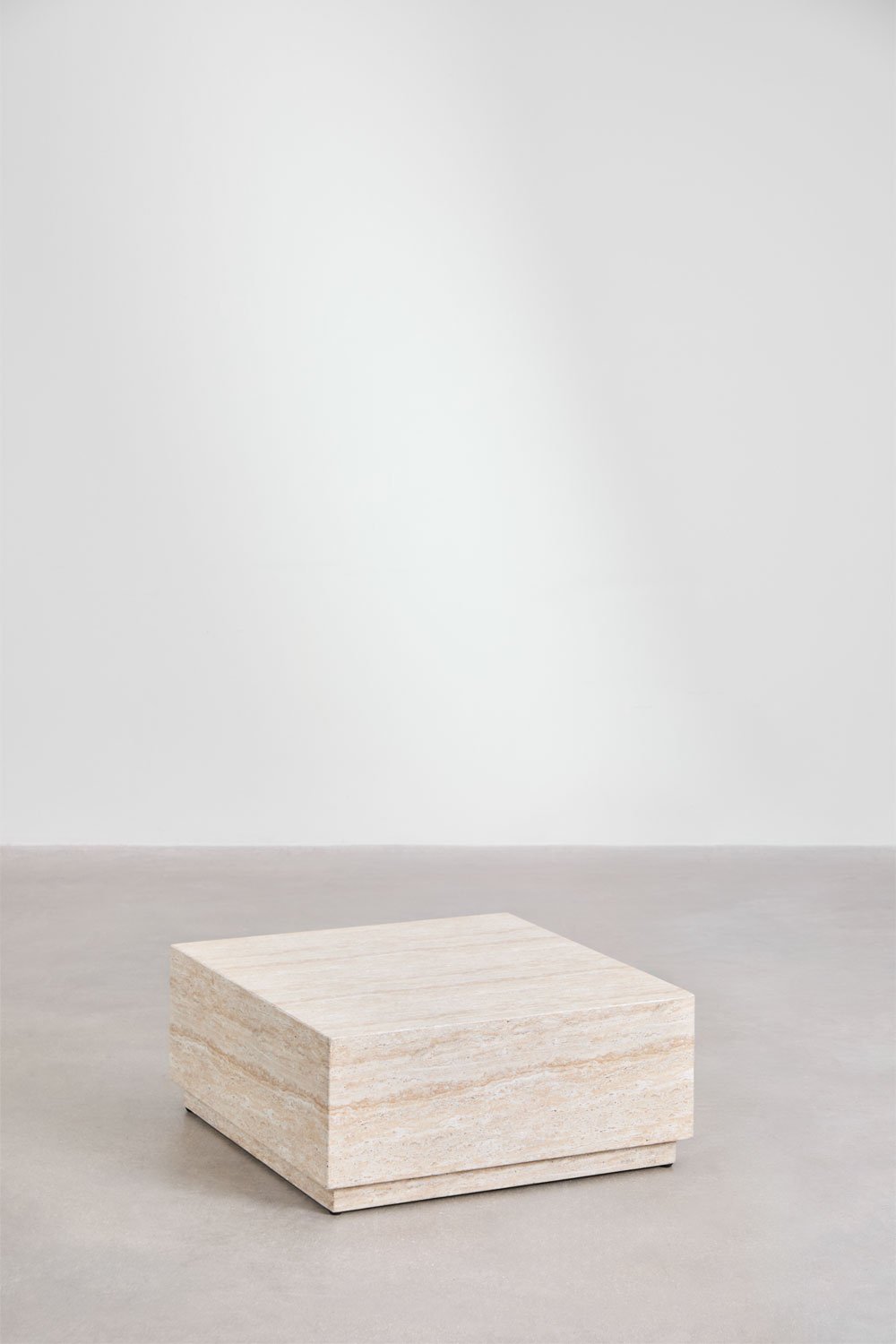 Cementinis kavos staliukas INEOA, travertino efektas