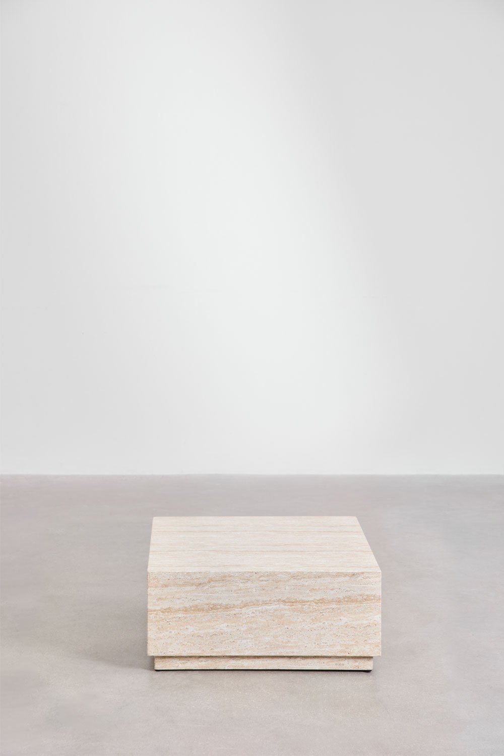 Cementinis kavos staliukas INEOA, travertino efektas