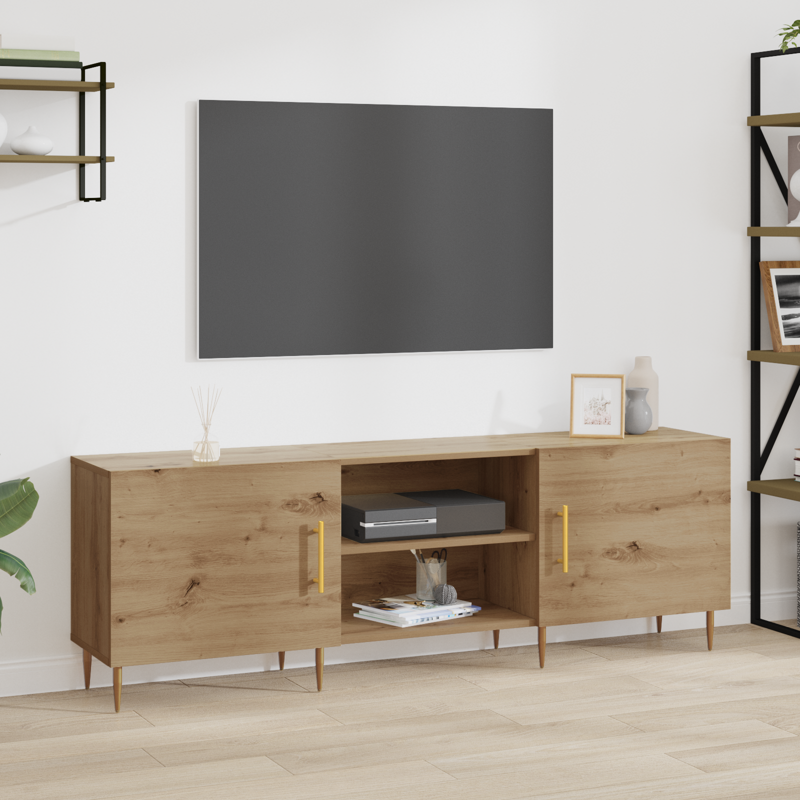 Televizoriaus spintelė artisano ąžuolo 150 x 30 x 50 cm