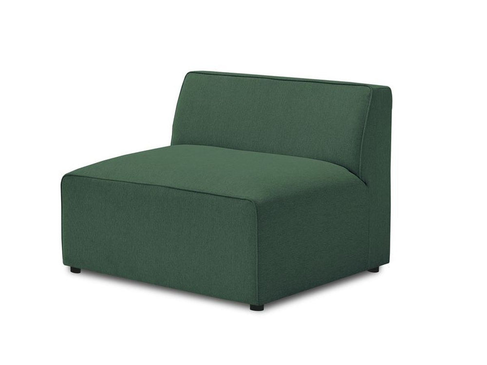 Modulinė 1 vietė sėdimoji dalis MEGEVE žalia moderniame interjere
