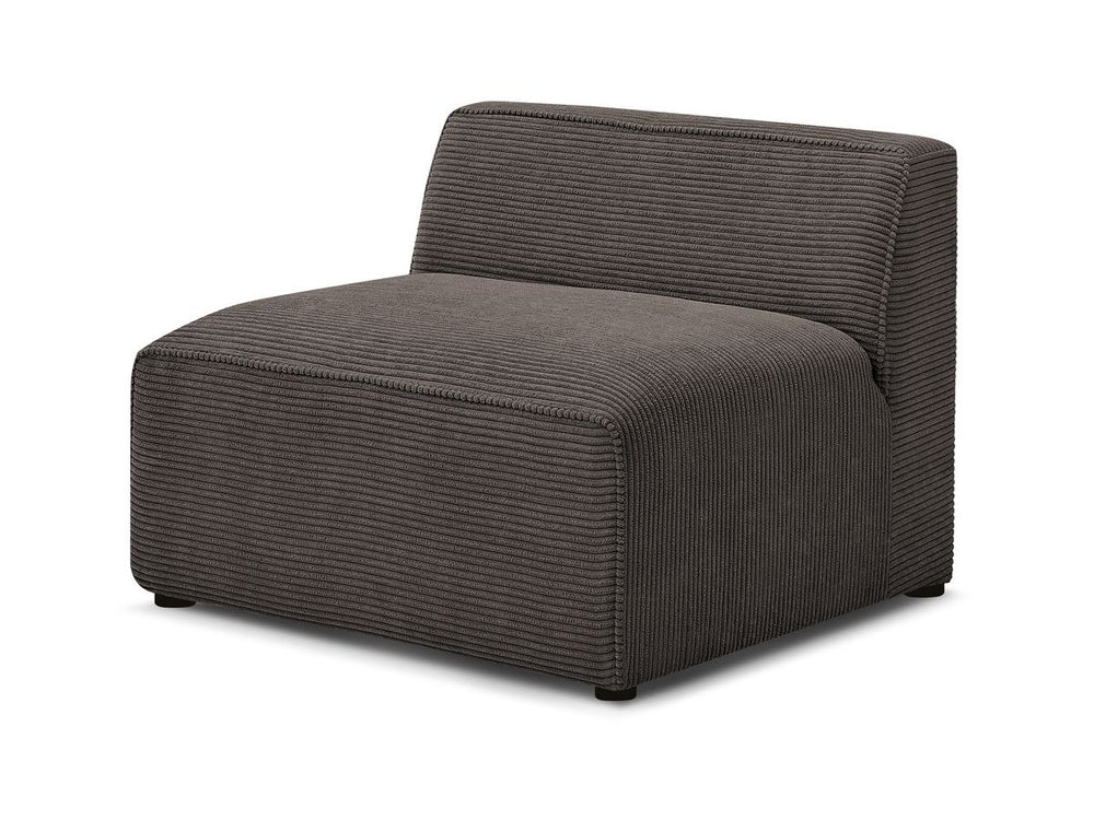 Vienvietis modulis MEGEVE veliūrinis rožinis švelnaus audinio