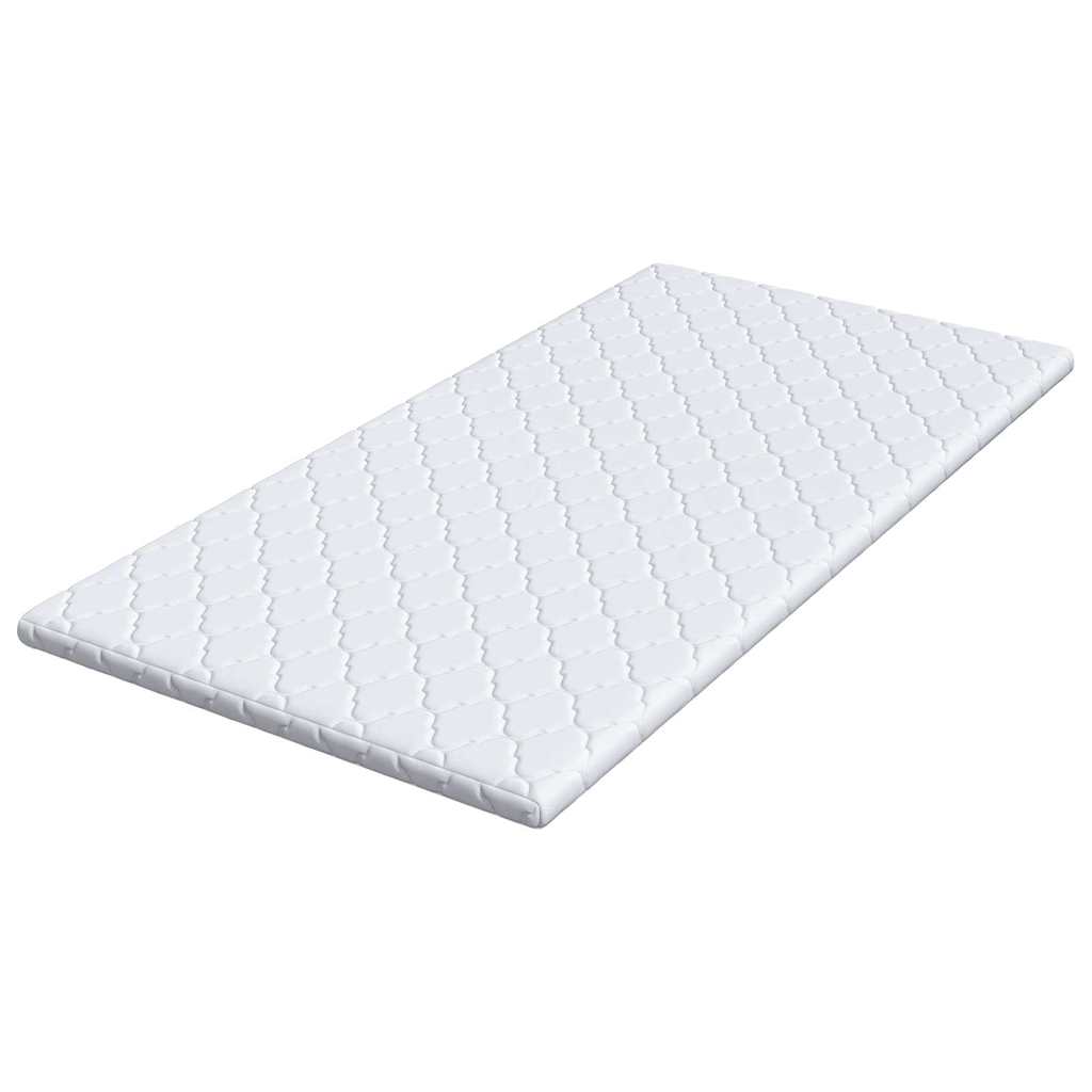 Čiužinio pagalvėlės Balta 90 x 190 cm Be klijų poliesteris - Namų Idėja
