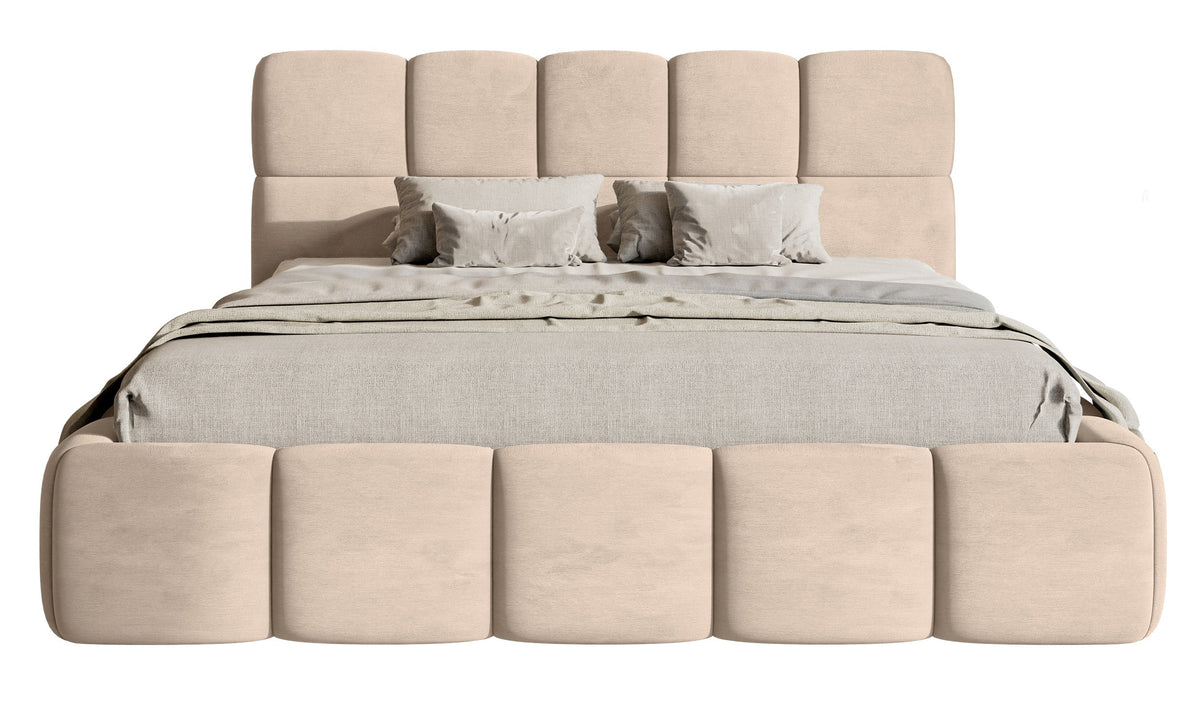 Miegamoji lova SOFTY, smėlinė