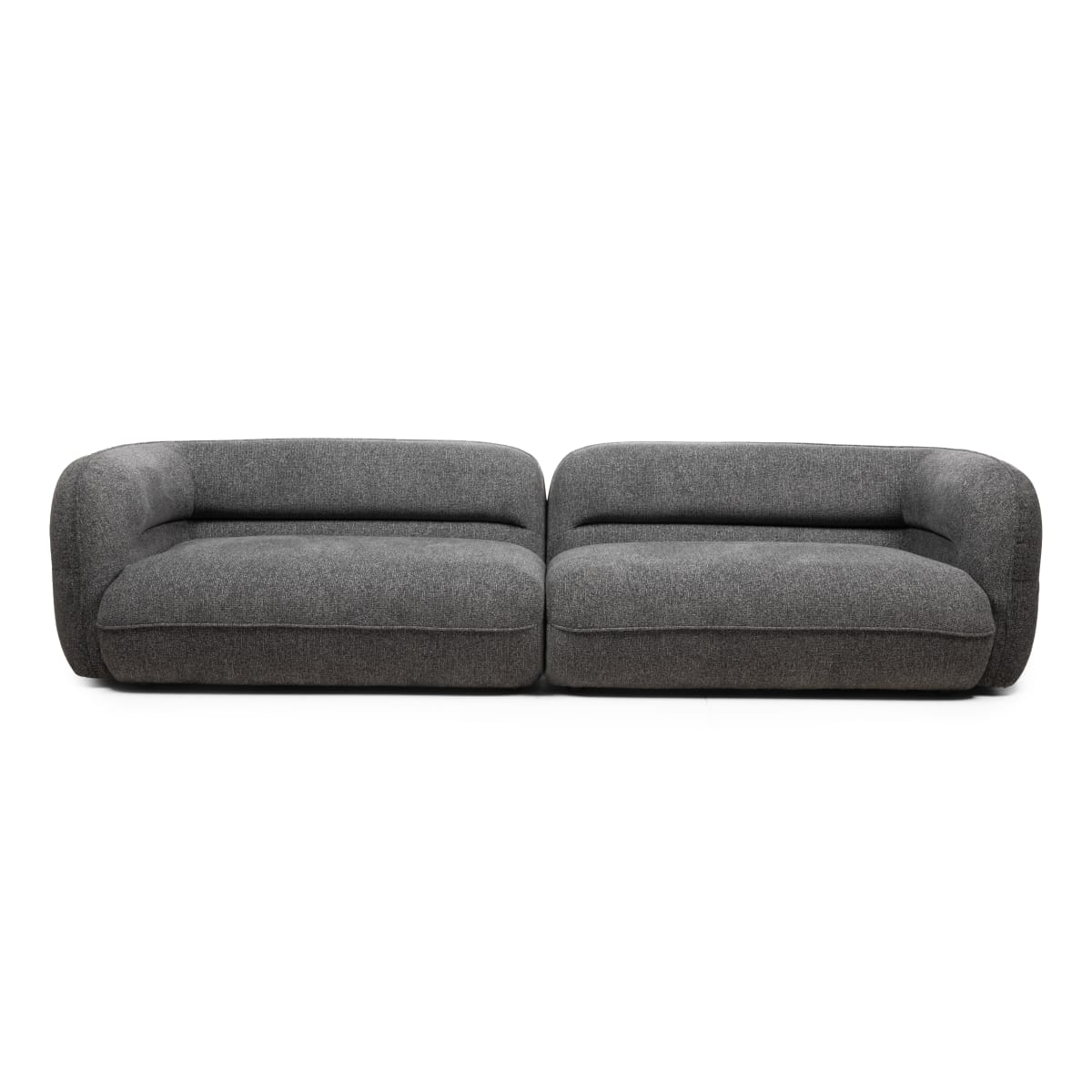 Keturvietė sofa MALDON, šenilis, pilka