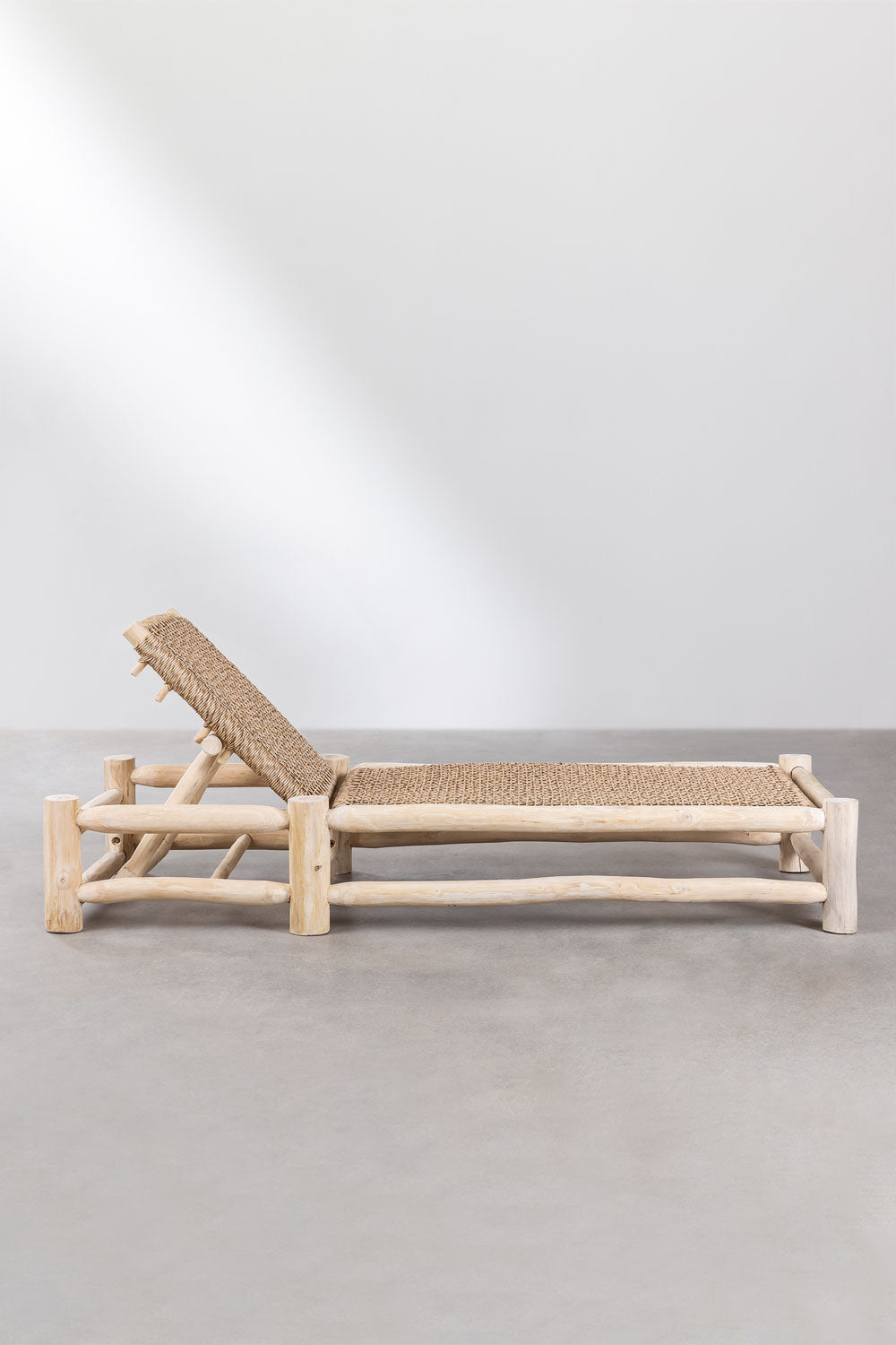 Reguliuojamas lauko gultas TEAK, tikmedis