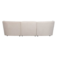 "Coco" 3 vietų sofa, BouclÉ, kreminė - Namų Idėja