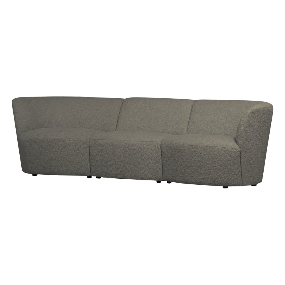 "Coco" 3 vietų sofa, BouclÉ, šiltai žalia - Namų Idėja
