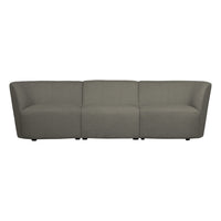 "Coco" 3 vietų sofa, BouclÉ, šiltai žalia - Namų Idėja