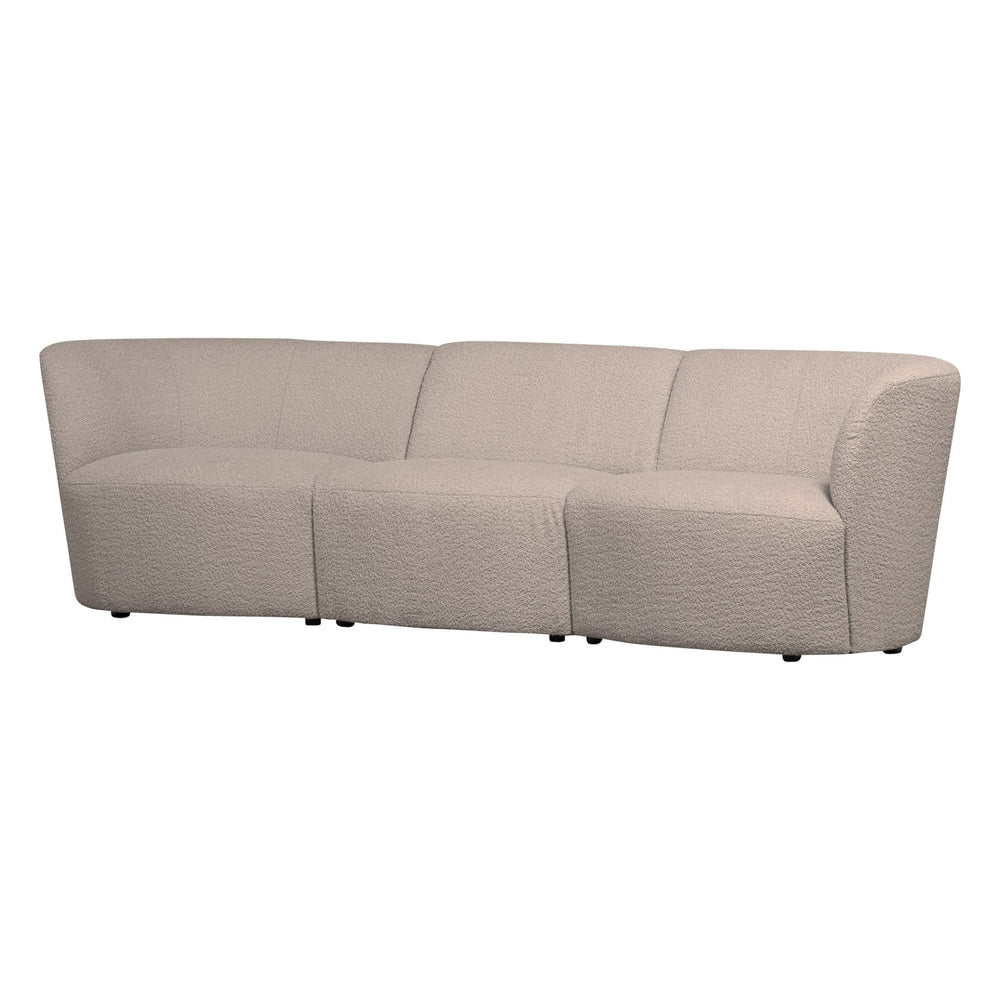"Coco" 3 vietų sofa, BouclÉ, smėlio - Namų Idėja