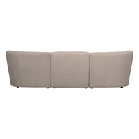 "Coco" 3 vietų sofa, BouclÉ, smėlio - Namų Idėja