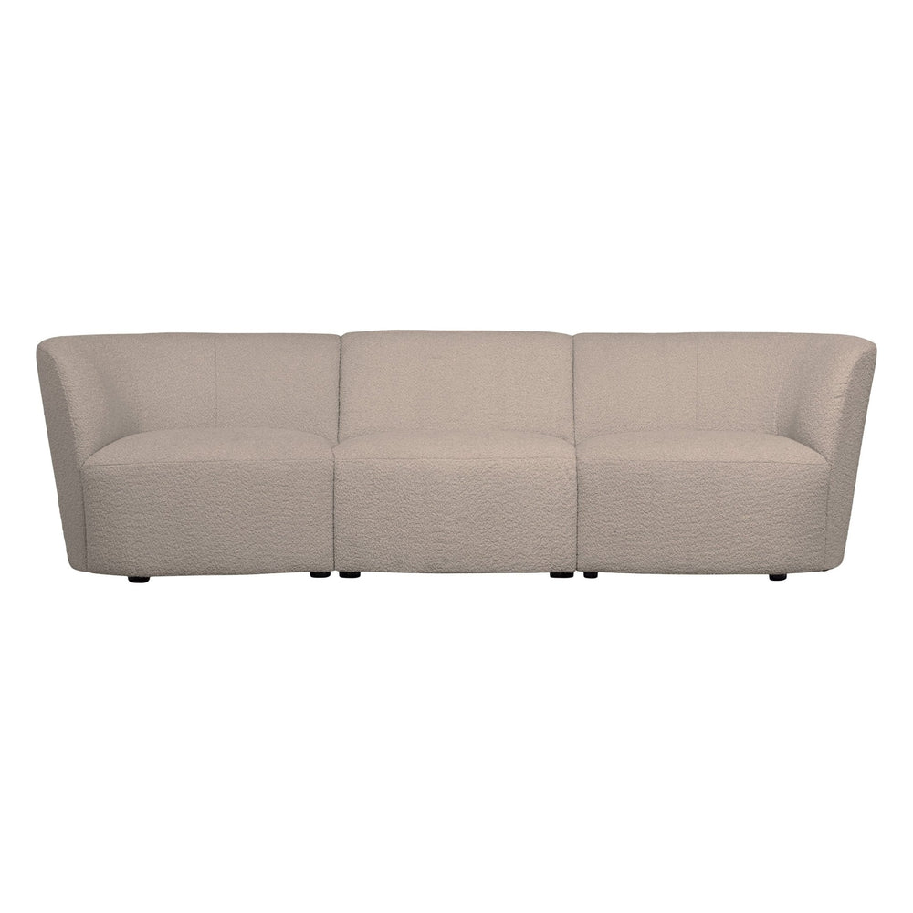 "Coco" 3 vietų sofa, BouclÉ, smėlio - Namų Idėja