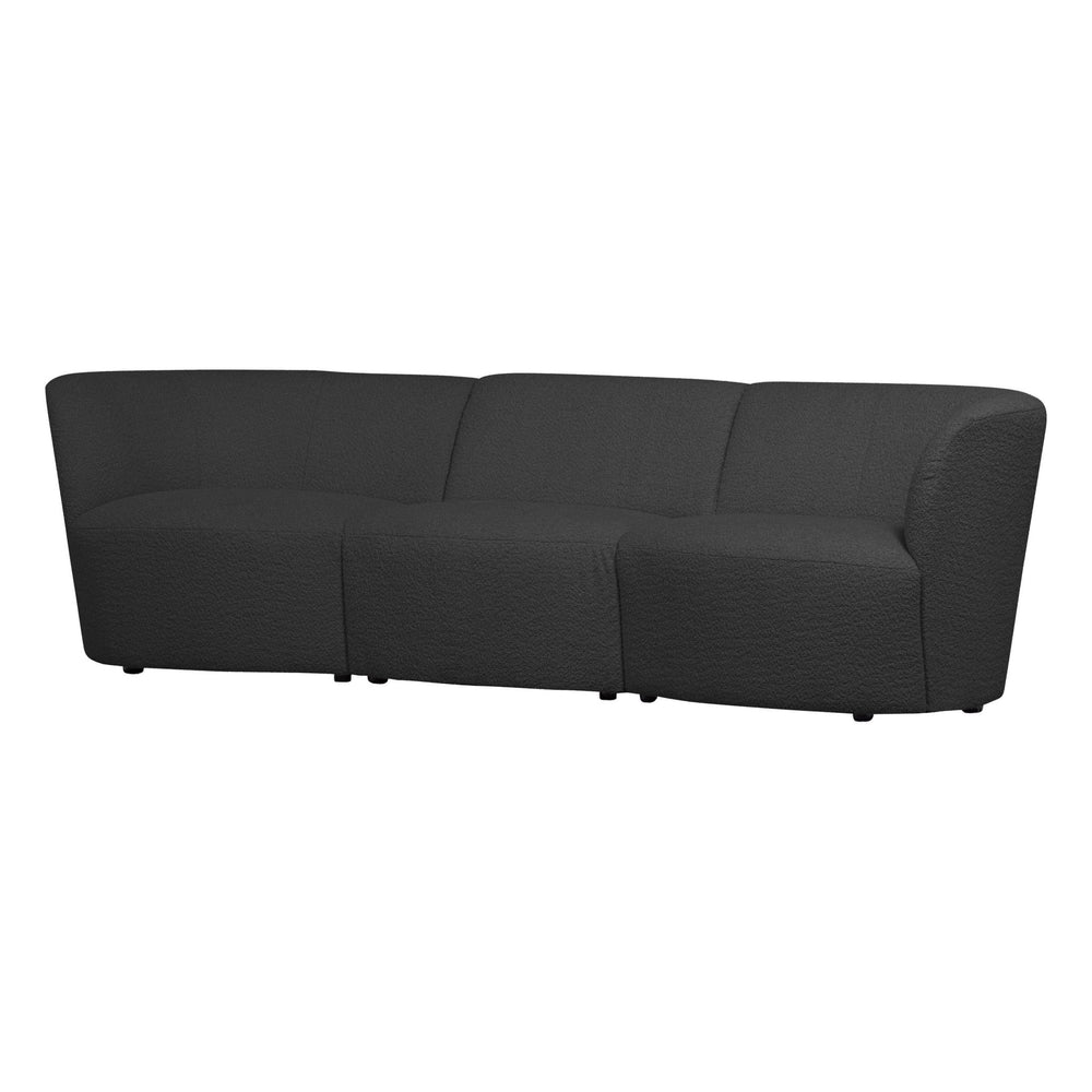 "Coco" 3 vietų sofa, BouclÉ, tamsiai pilka - Namų Idėja