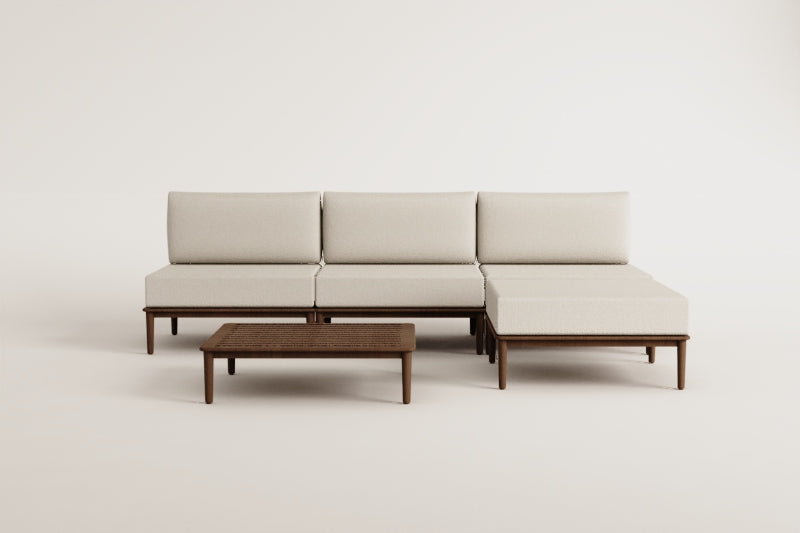 MODENA set, sofa, coffee table and pouffe