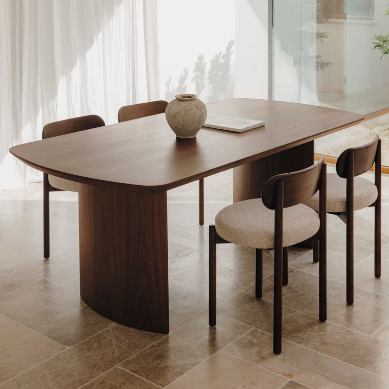 Valgomojo komplektas JARAERO 200x100 cm, medis