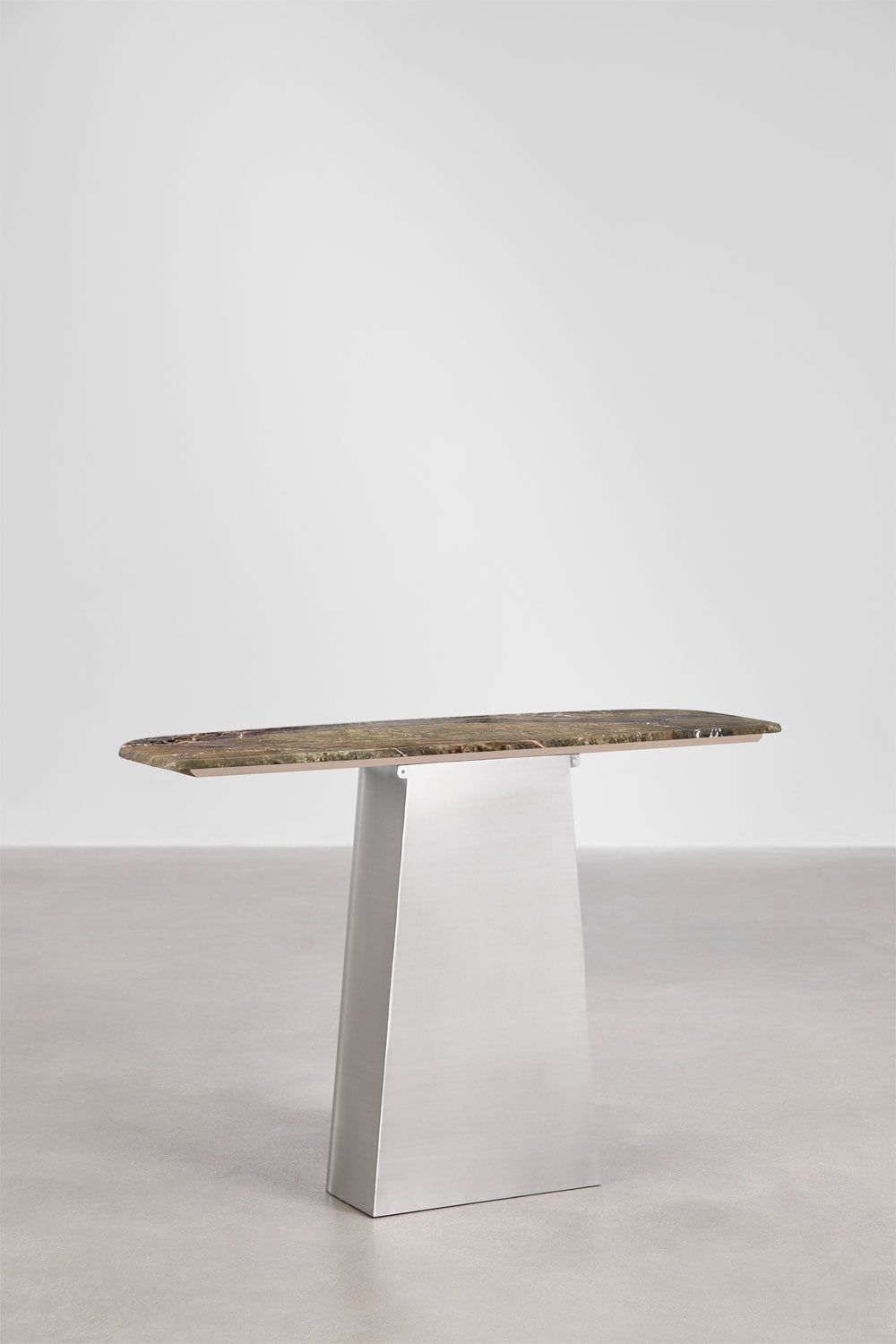 Prieškambario konsolė MIREIRO, tamsiai žalias marmuras, 120 cm