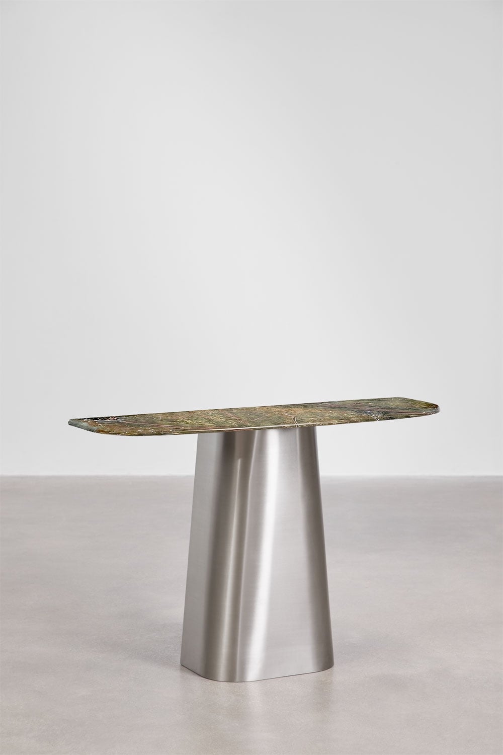 Prieškambario konsolė MIREIRO, tamsiai žalias marmuras, 120 cm