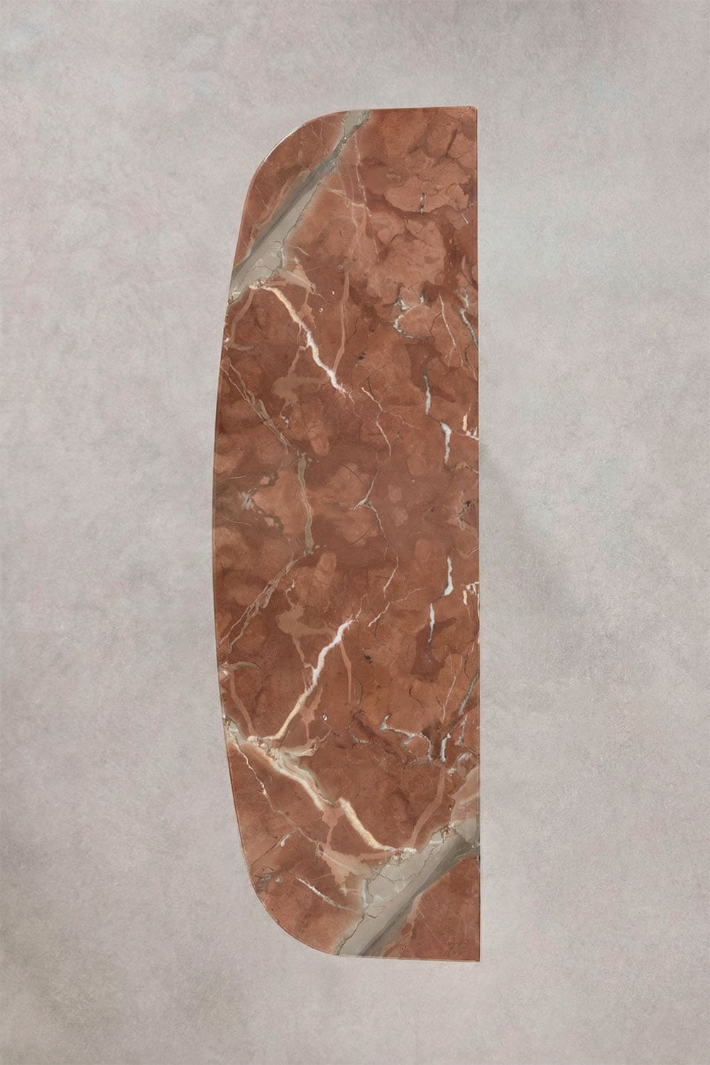 Prieškambario konsolė MIREIRO, raudonas marmuras, 120 cm