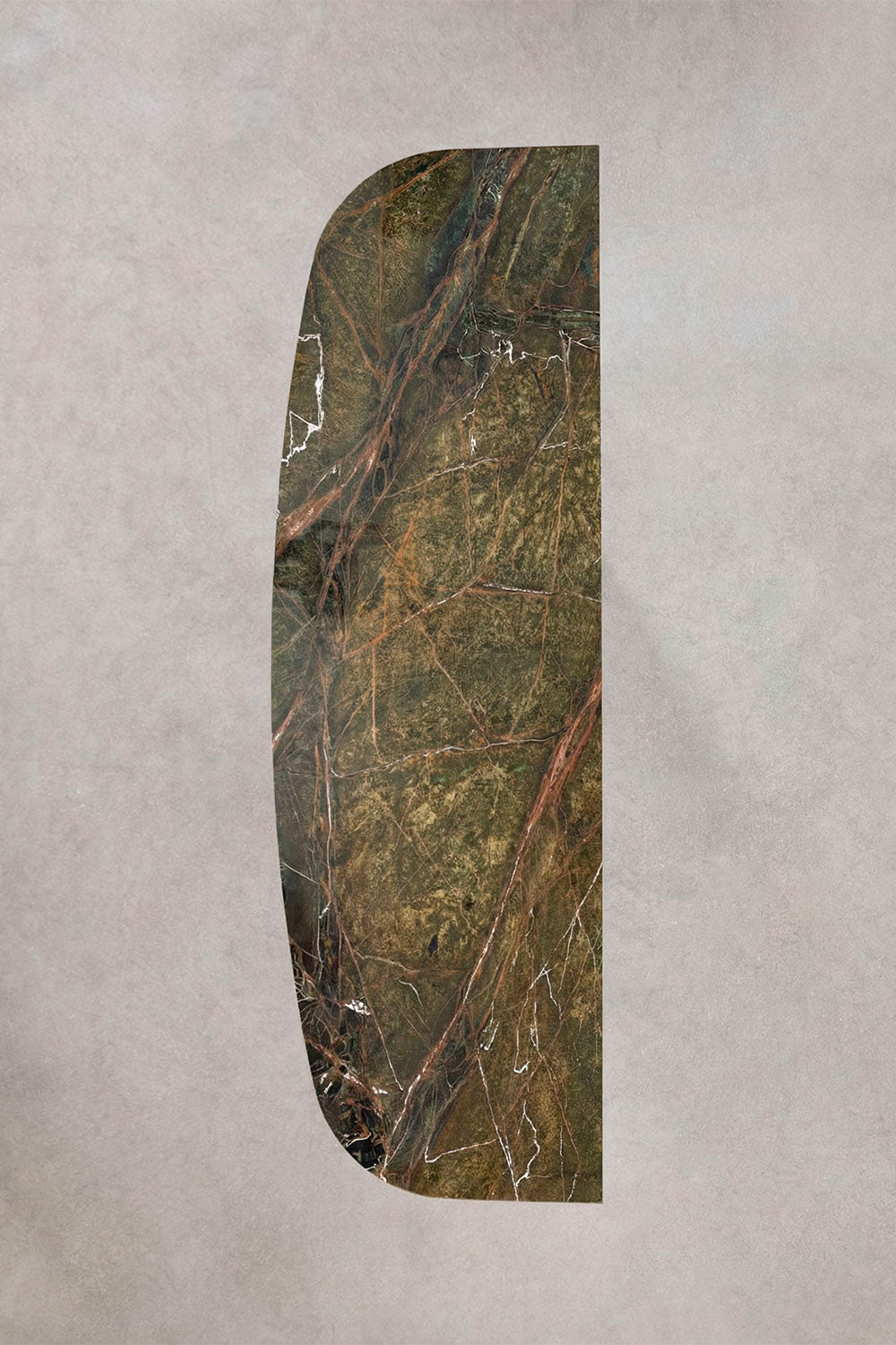 Prieškambario konsolė MOREILA, tamsiai žalias marmuras, 120 cm