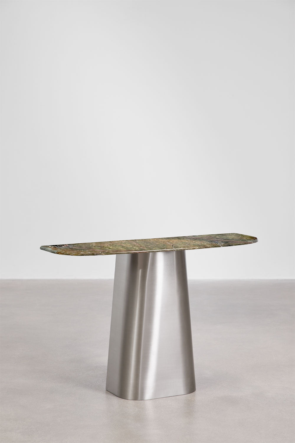 Prieškambario konsolė MOREILA, tamsiai žalias marmuras, 120 cm