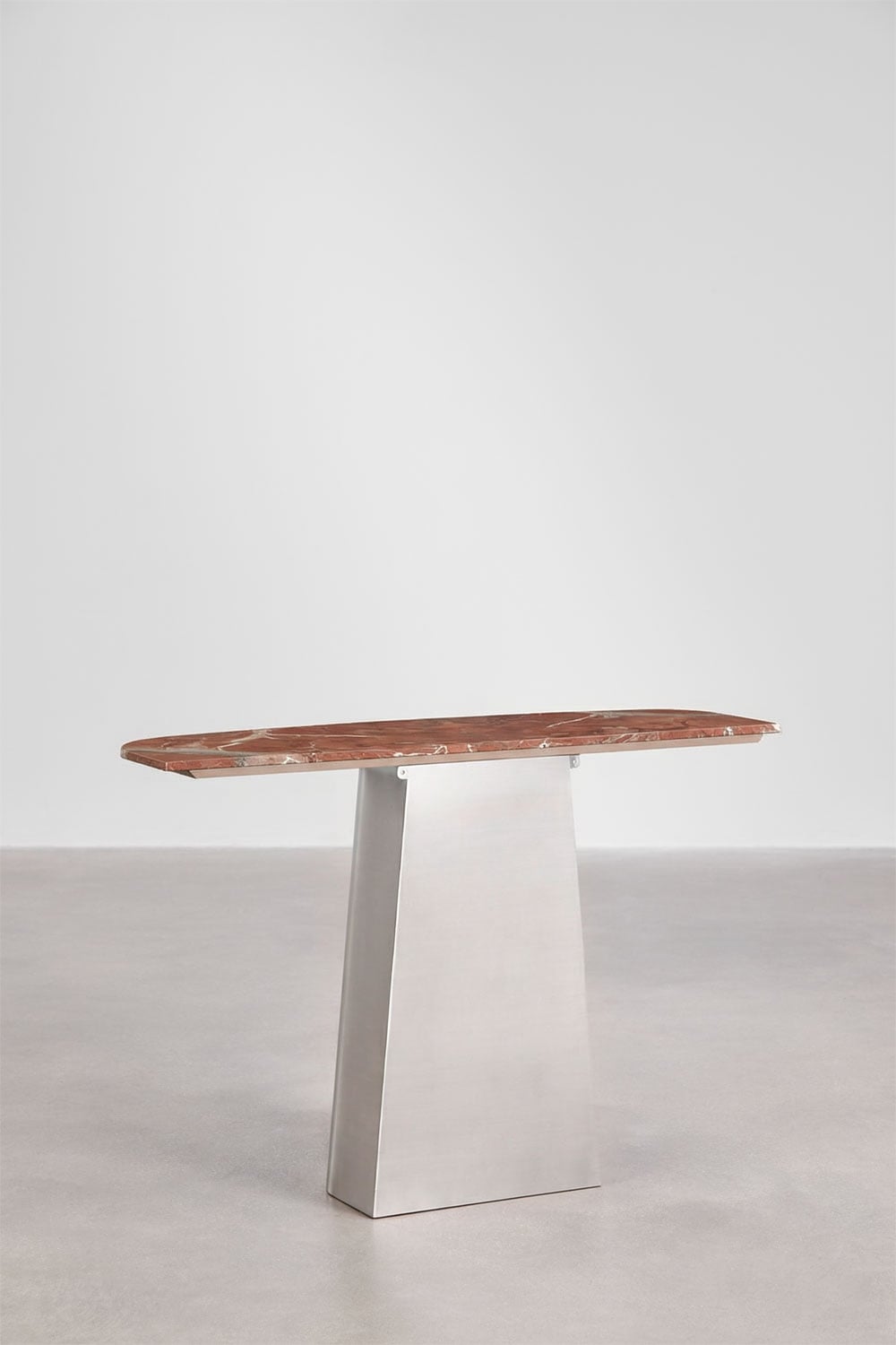 Prieškambario konsolė MIREIRO, raudonas marmuras, 120 cm