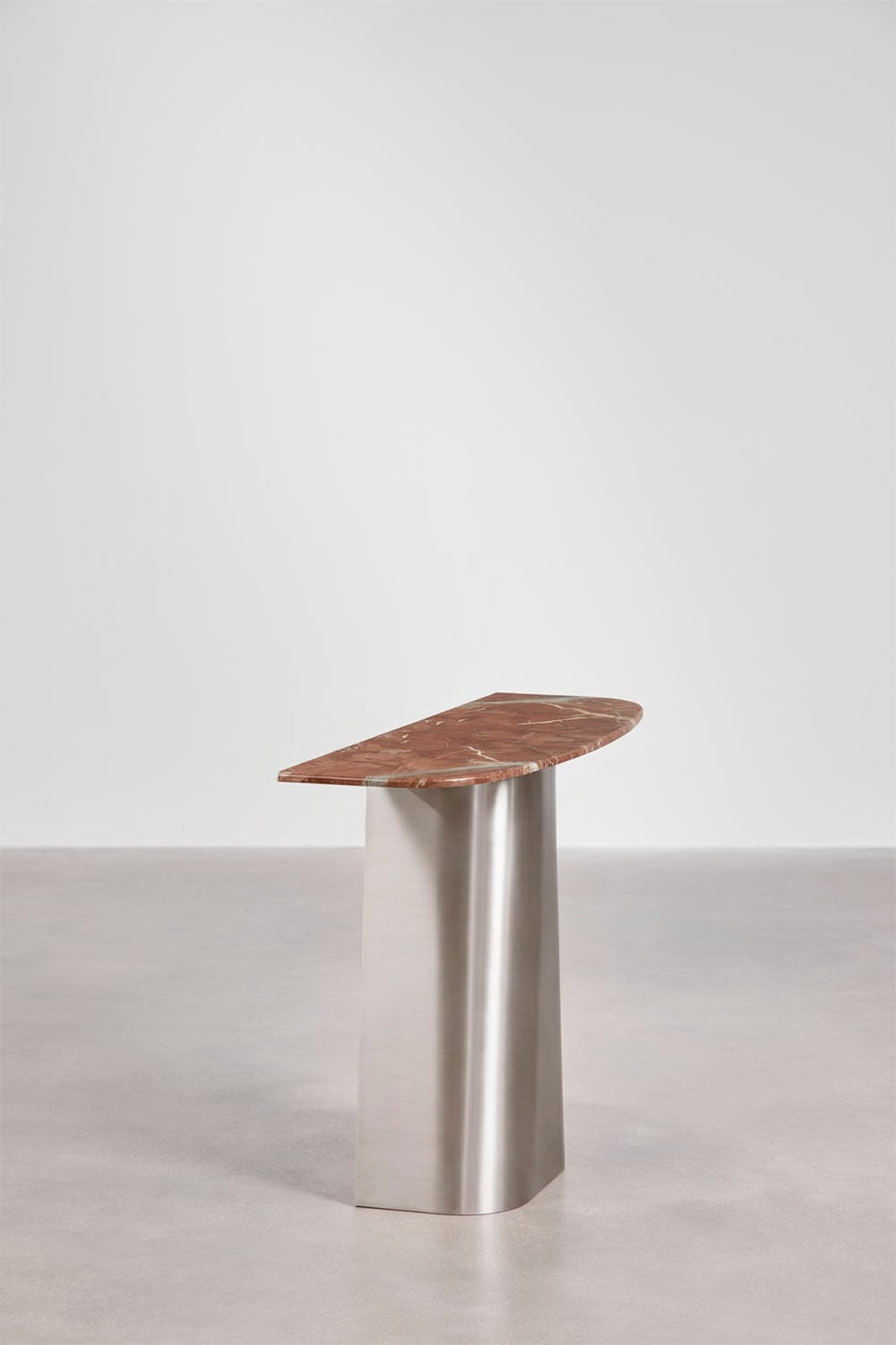 Prieškambario konsolė MIREIRO, raudonas marmuras, 120 cm