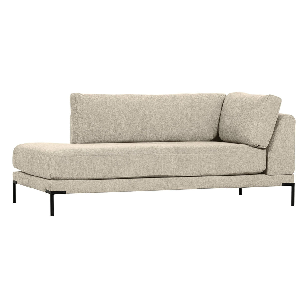 "Couple" dešinės pusės kampinė sofa, smėlio pilka - Namų Idėja