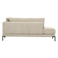 "Couple" dešinės pusės kampinė sofa, smėlio pilka - Namų Idėja