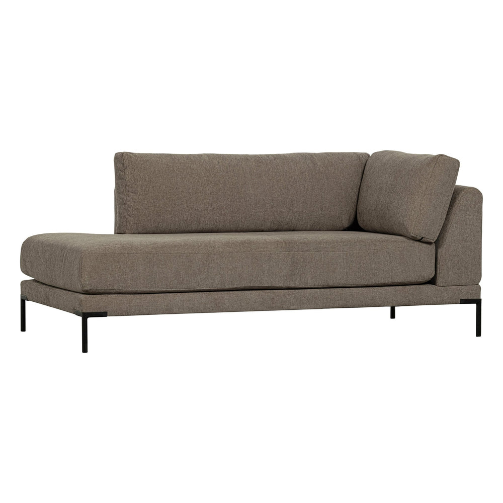 "Couple" dešinės pusės kampinė sofa, taupe spalva - Namų Idėja
