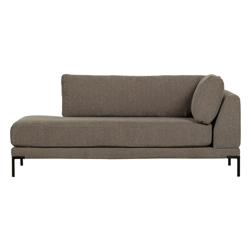 "Couple" dešinės pusės kampinė sofa, taupe spalva - Namų Idėja