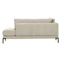 "Couple" kairės pusės kampinė sofa, smėlio spalva - Namų Idėja
