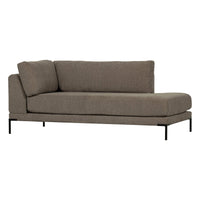 "Couple" kairės pusės kampinė sofa, taupe spalva - Namų Idėja
