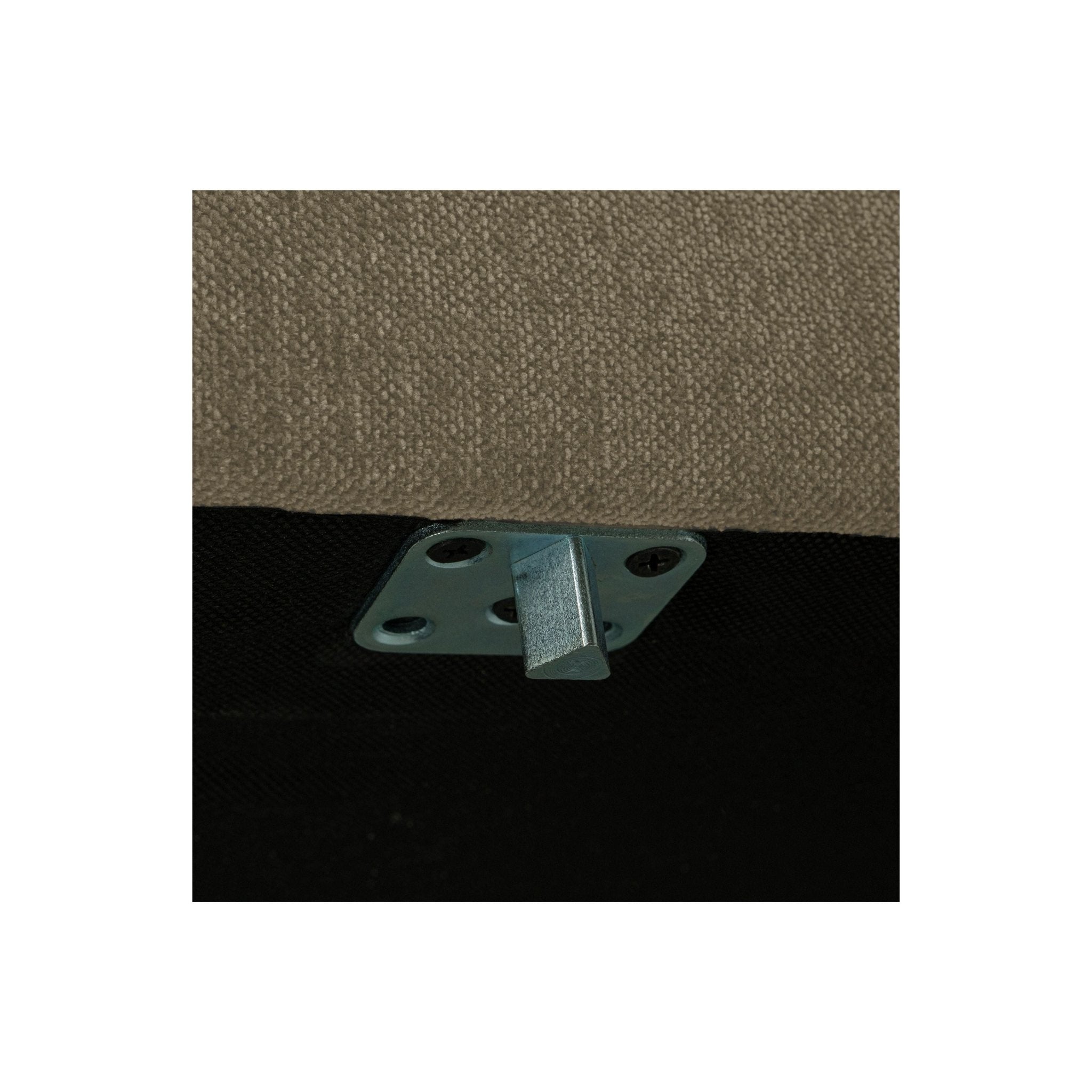 "Couple" kairės pusės kampinė sofa, taupe spalva - Namų Idėja