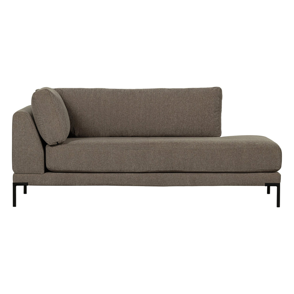 "Couple" kairės pusės kampinė sofa, taupe spalva - Namų Idėja